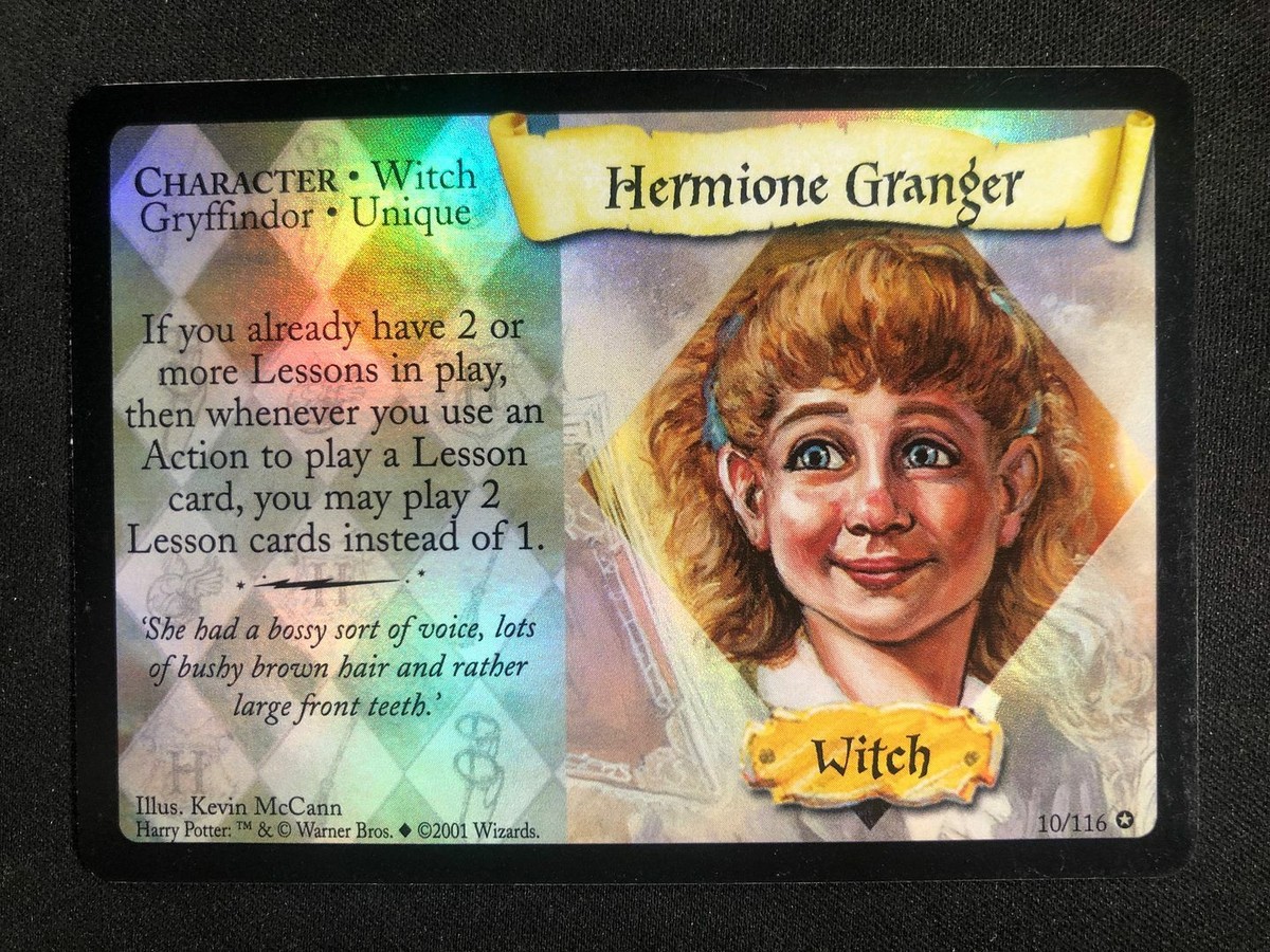 Harry Potter 10/116 Hermione Granger Base Set Holo Portrait