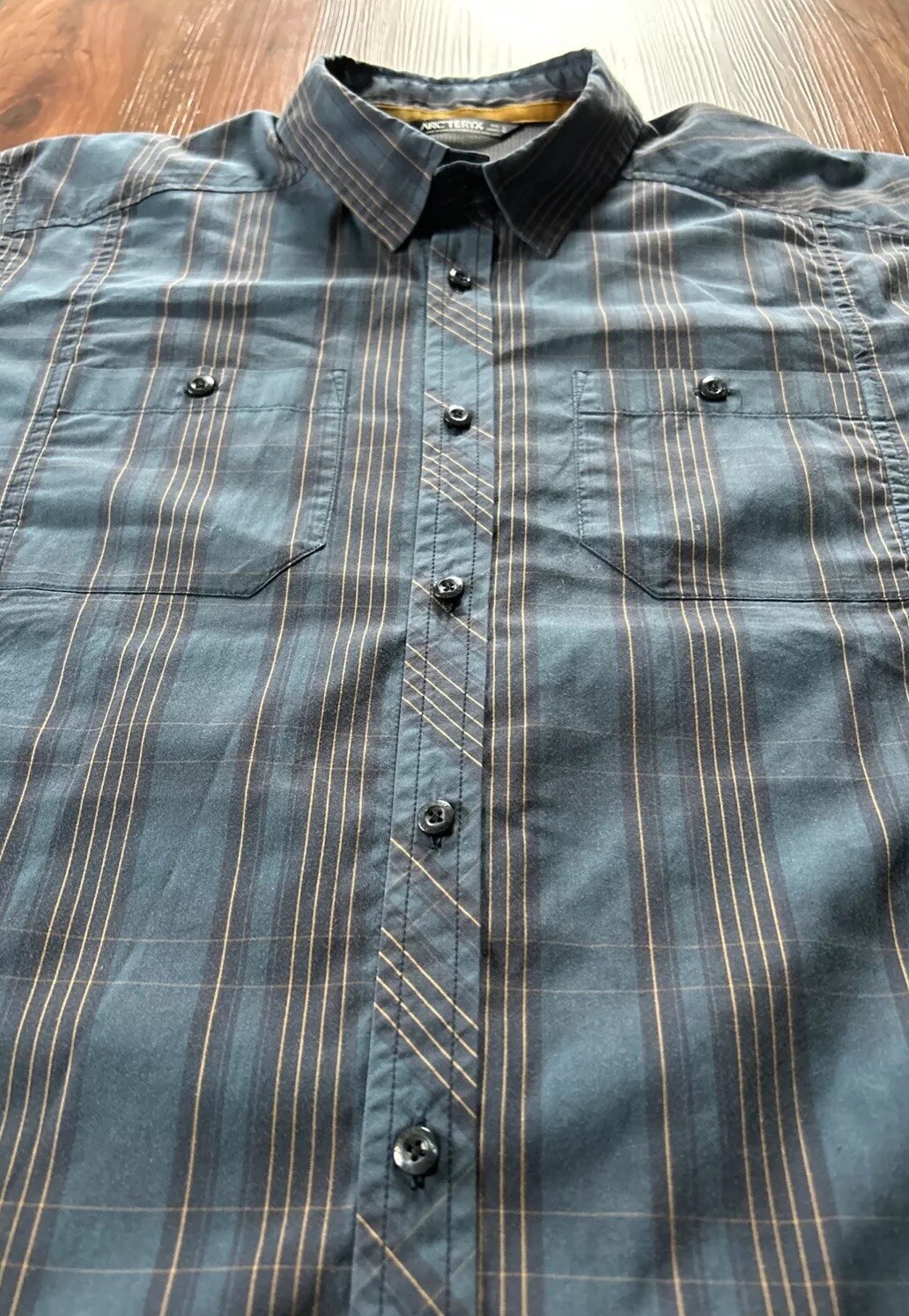 ARC'TERYX ARC’TERYX manica corta con bottoni taglia grande outdoor natura campeggio escursione