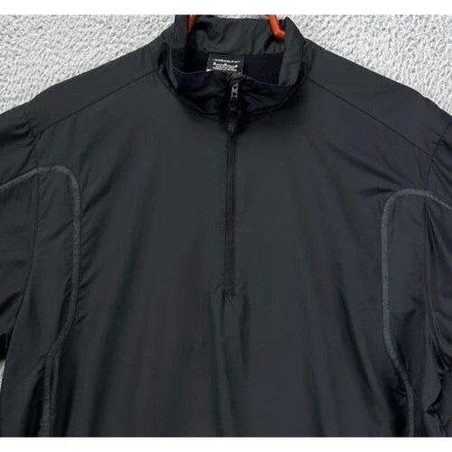 Nike Golf Dri-Fit Windbreaker Jacket Adult Medium Black Pullover Lightweight Men