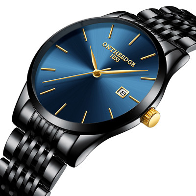 Analog Quartz Watch Stainless Steel Waterproof Calendar Business Wrist Watch ZUNPAI Watches for Women with Luminous Calendar Waterproof  main image 4