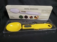 Digital Spoon Scale Yellow Kitchen Food Weight Measuring Precise 500g/0.1g NEW