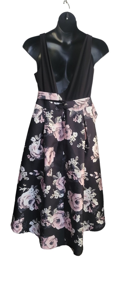 IGNITE Evenings Floral Hi Low HEM Party DRESS Women's Sz 12 | eBay
