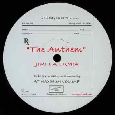 Jimi LaLumia The Anthem / For DJs Only Vinyl Single 12inch strong island
