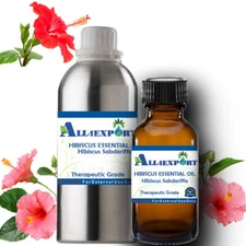 PURE HIBISCUS ESSENTIAL OIL Hibiscus Sabdariffa NATURAL HERBAL