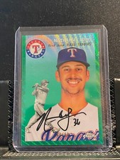 Nathaniel Lowe 2023 Topps Chrome Platinum Green Wave #60/99 - Rangers