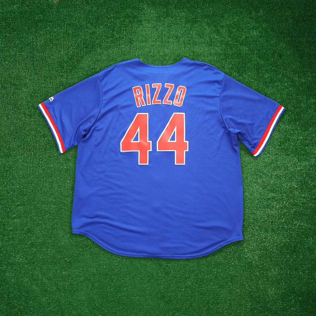 Anthony Rizzo 1994 Chicago Cubs Majestic Men's Cooperstown Blue Cool  Base Jersey