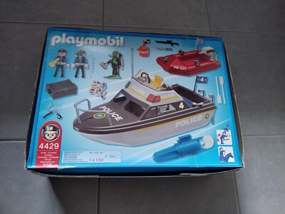Bateau de Police Playmobil 4429 - Jeux & Jouets