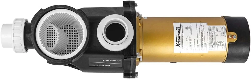 2HP Self Prime In/Above Ground Swimming Pool Pump 2" NPT Fitting ETL - Image 4 of 4