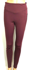 JoyLab Leggings Workout Activewear Pants SZ S Women's Burgundy Mid Rise Stretch