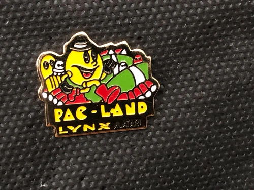 PINS PIN ENAMEL RETROGAMING ATARI LYNX MR PAC MAN PAC LAND