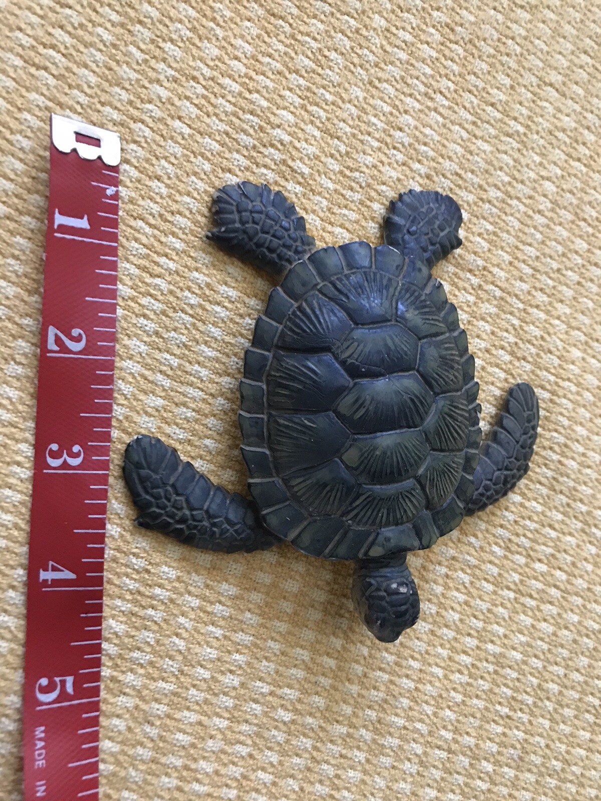 Vintage AAA Toy Small Sea Turtle PVC Collectible Realistic Animal