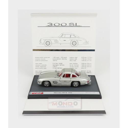 1:43 BRUMM Mercedes Benz 300Sl Coupe Gullwing (W198) 1954 Silver BMS1919 MMC - Picture 2 of 2