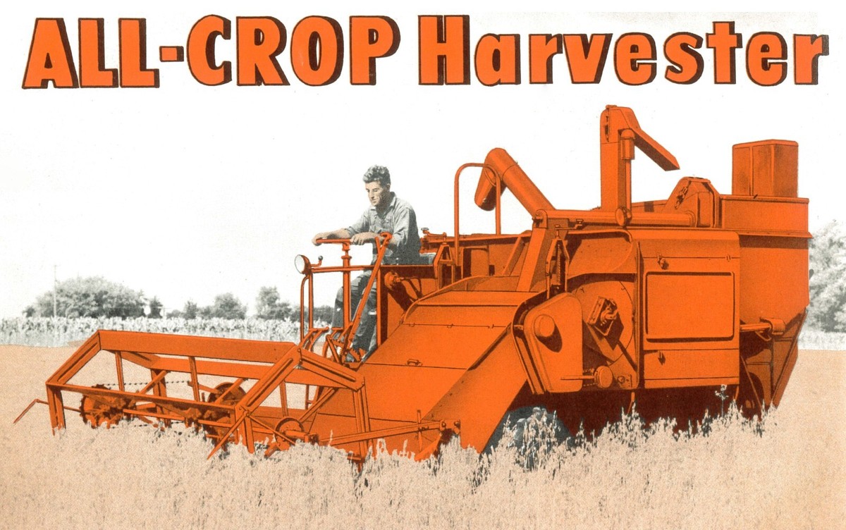 Allis Chalmers 100 Self-Propelled All-Crop Harvester Combine