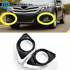 For Toyota Venza 2013-2016 Front Bumper Fog Light Lamp Cover Right&Left Side