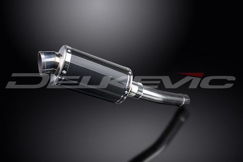 Suzuki GSX-R600 2001-2003 Delkevic Slip On 9" Ovalado Carbono Escape Silenciador Kit - Imagen 2 de 5
