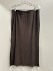 🤎NWT Small Lularoe Violet  Midi Skirt.  Chocolate Brown W/Side Slits 🤎 — photo 3