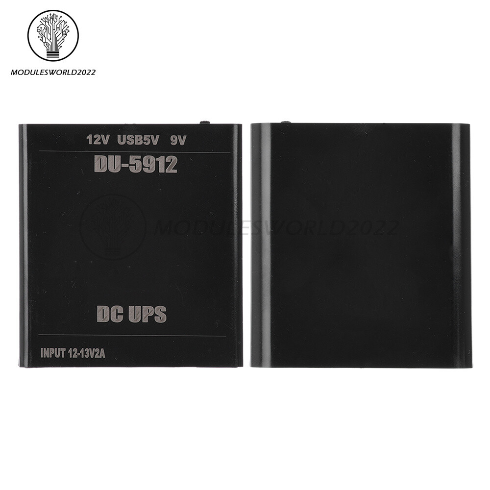 5V9V12V UPS Liion Battery 3X18650 Uninterruptible Power Bank Box DIY for  Router | eBay