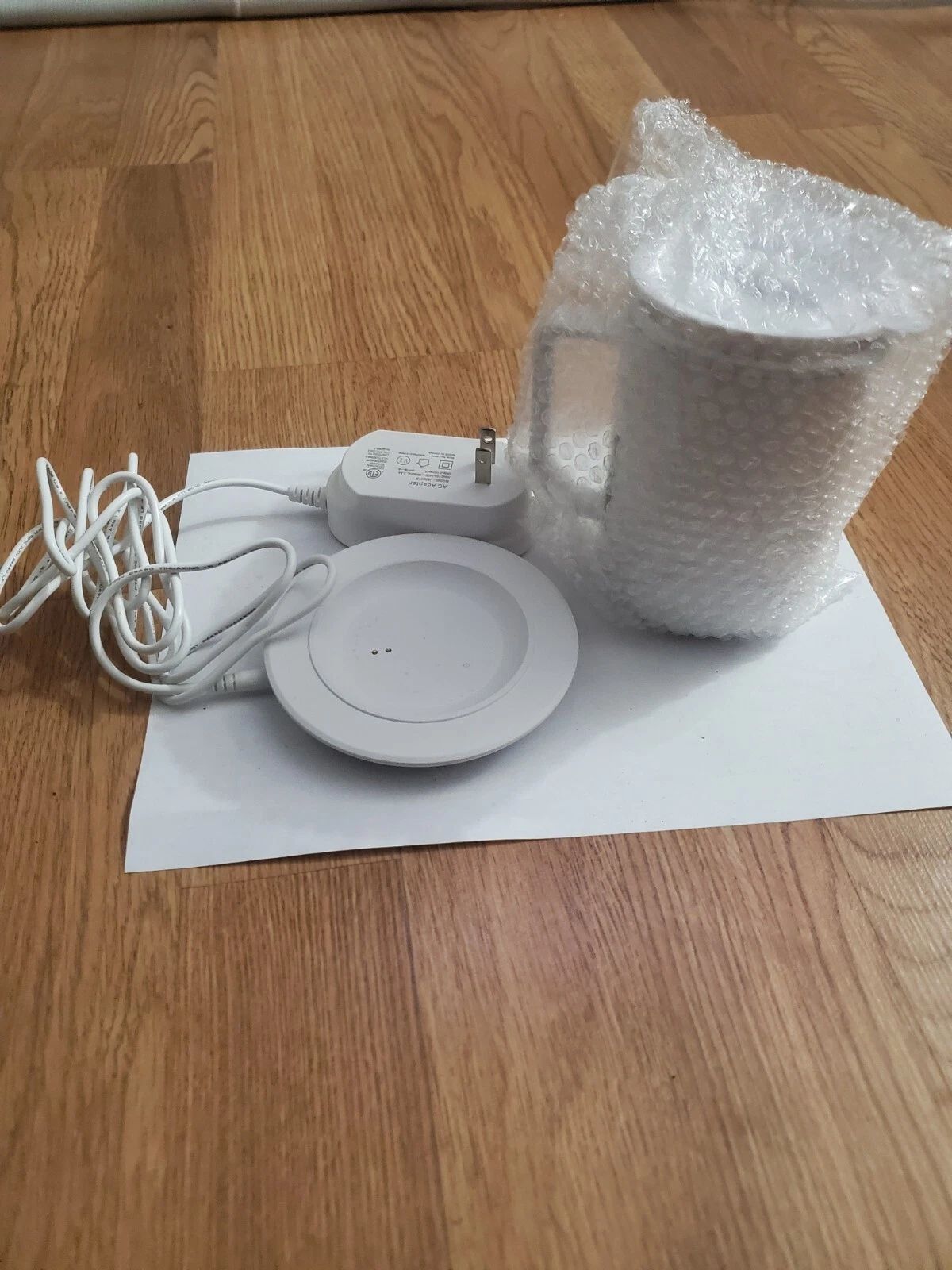 NEW NO BOX White Ion Mug and Charging Coaster