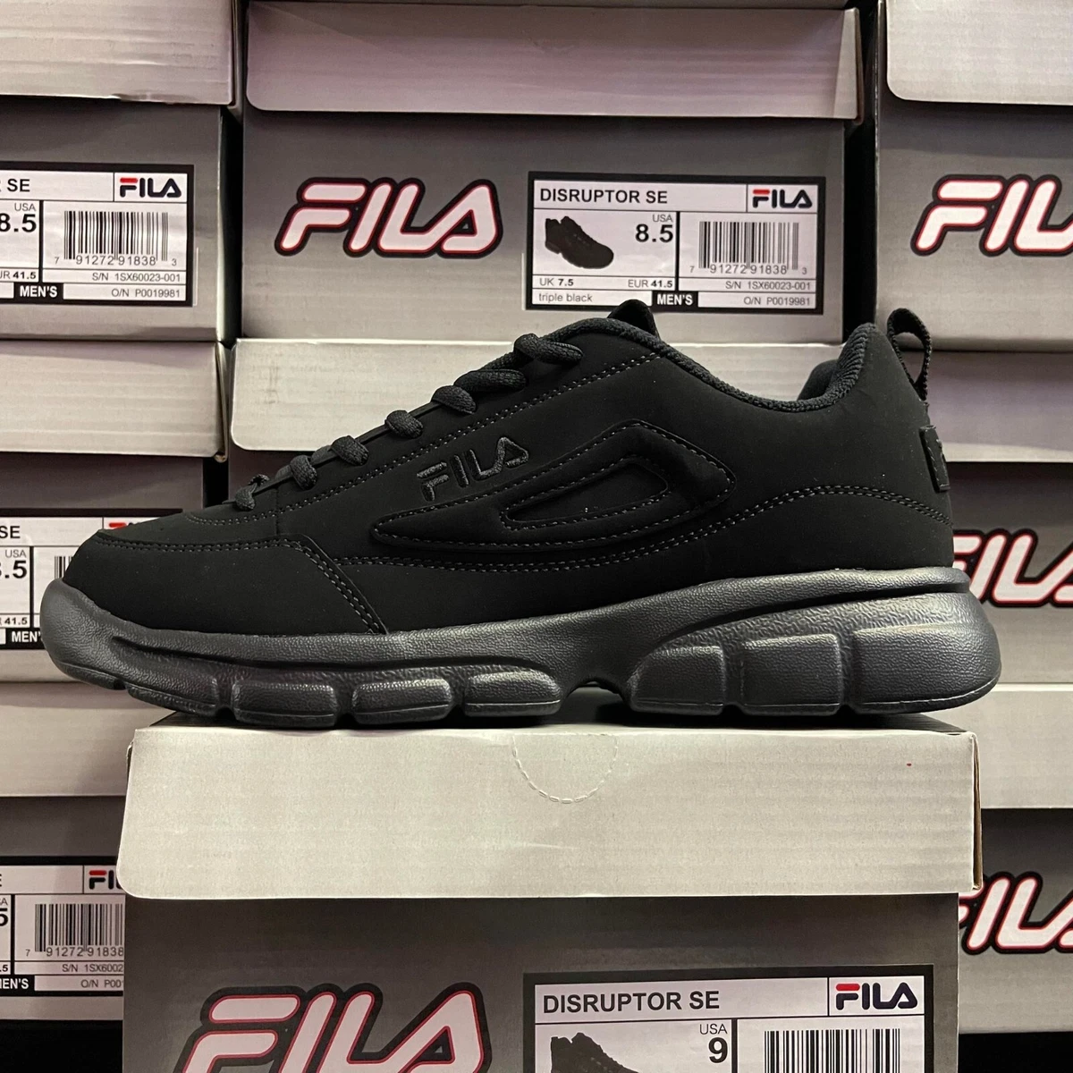 Fila Men's 1PM01800 256 Double Bounce 3 Highrise Navy Metallic Silver –  That Shoe Store and More