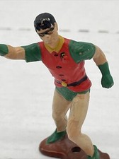 Robin Figure Vintage 1966 Ideal Toys NPP DC Batman, 3", Justice League Playset