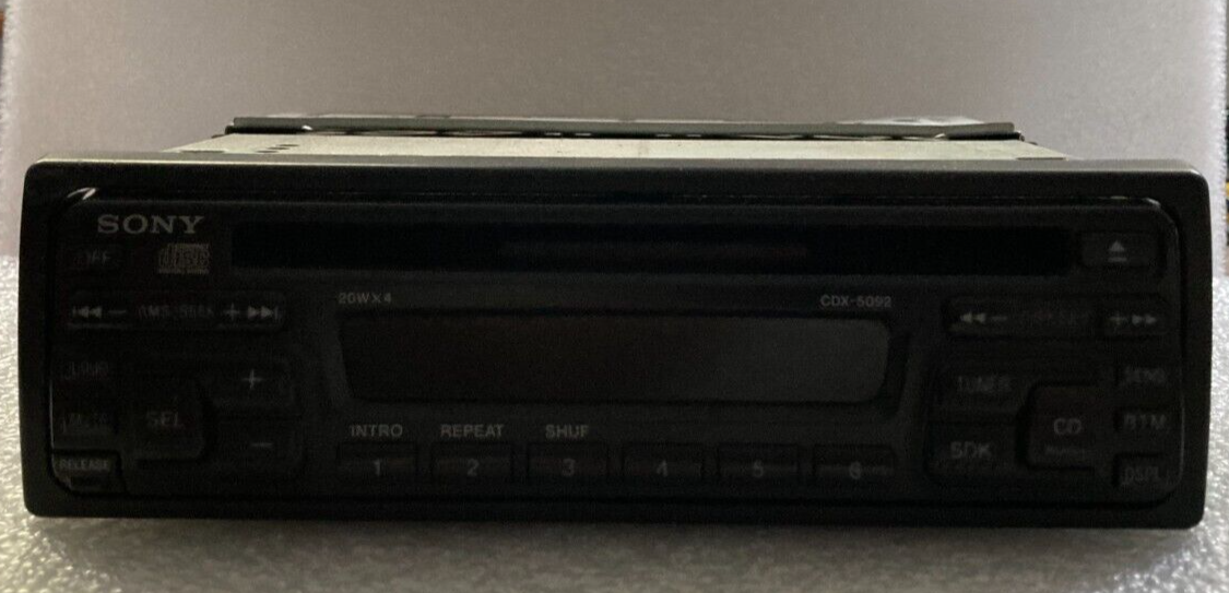 Sony CDX-5092 Car Radio CD Player 20w x4 Made in Japan | FM AM LW