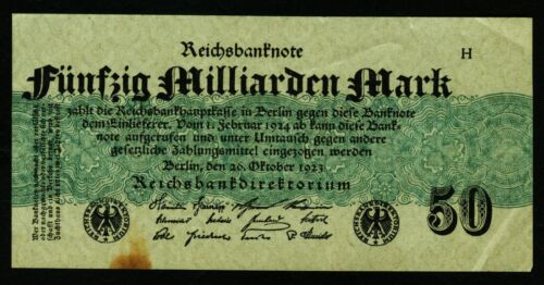 GERMANIA. 50 miliardi di marchi 1923. 122b. - Foto 1 di 2