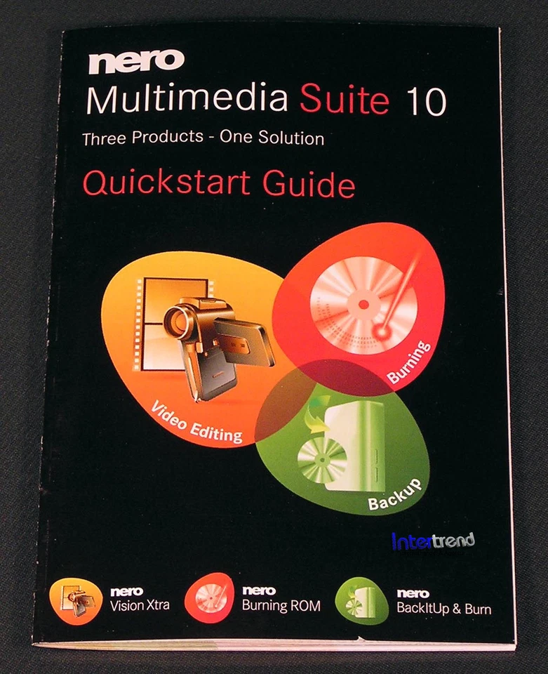 Nero 10 Multimedia Suite Vollversion Box + CD 3-in1 BackItUp Brennsoftware + OVP - Bild 4 von 4