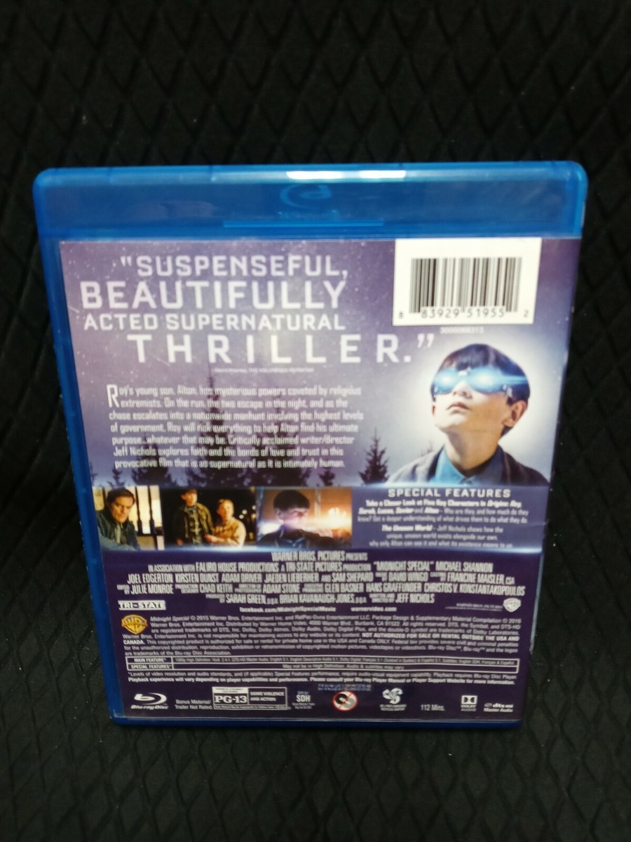 Midnight Special Bluray Thriller Kirsten Dunst Joel Edgerton michael shannon Midnight Special Bluray Thriller Kirsten Dunst Joel Edgerton michael shannon