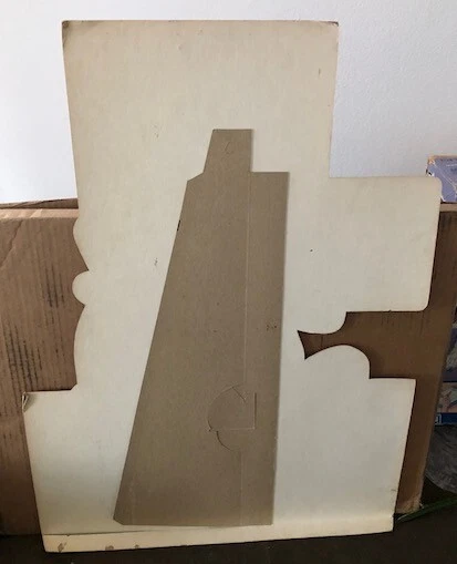 Tarjeta de precio de Navidad vintage 7UP Soda Santa Claus - Letrero de exhibición original de tienda Foto 2 de 4