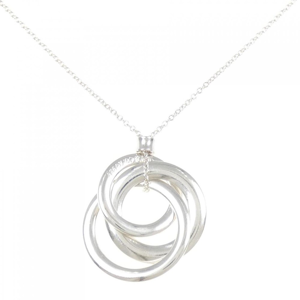 Authentic Tiffany 1837 Interlocking Circle Small Necklace  #260-004-765-8707