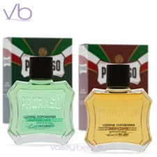 PRORASO (Green, Red, After Shave, Sandalwood, Eucalyptus, Lotion, 100ml)