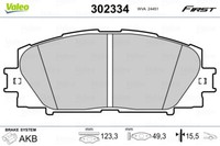 Valeo BremsbeläGe Bremsbelegsatz Vorne Passend FüR Toyota Prius Lexus CT