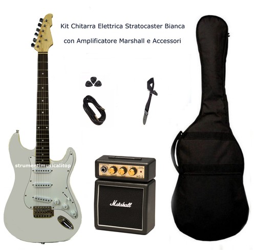 Chitarra Elettrica LA Sunburst + Amplificatore 10W - Foto 3