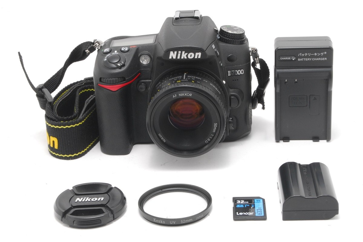 〈Near Mint〉Nikon D7000 MP Digital SLR Black lens 50mm count 950  Japan
