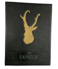 1952 The Caprock Post High School Yearbook Post Texas Vintage