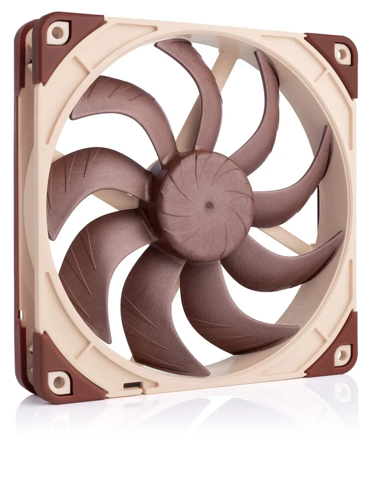 Noctua NF-A14x25 G2 PWM Sx2-PP, Dual Fan Set for Push-Pull and