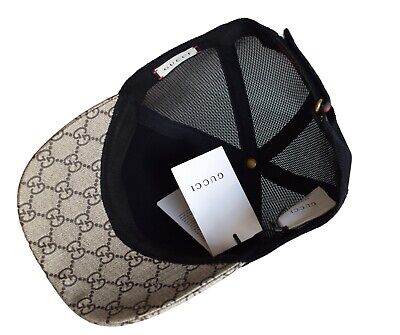 GUCCI Base Cap Size L (59cm) Beige Black Genuine GG New | eBay GUCCI Base Cap Size L (59cm) Beige Black Genuine GG New | eBay