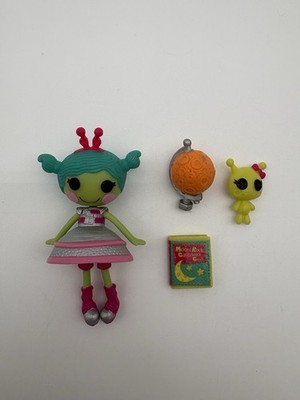 Lalaloopsy Mini 3 Inch HALEY GALAXY Green Alien Doll - Complete with Accessories