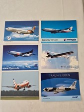 6 verschiedene Airline Karten