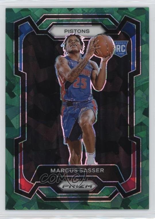 2023-24 Panini Prizm Green Ice Prizm Marcus Sasser #174 1js1