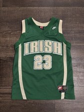 Nike TAG 2003 LEBRON JAMES #23 SVSM Fighting Irish High School Jersey  S Youth