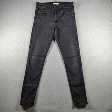 Levi's 720 Women Super Skinny Jeans Black Size 30 30 x 28 
