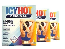 icy hot original large patch relief 15 total pacthes exp 2027