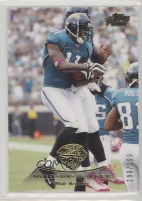 2010 Topps Prime Gold 199/199 Mike Sims-Walker #142 fm0