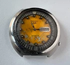 SEIKO 6119-7163 Automatic Watch Vintage Mens Water 70m Resist Yellow Dial 21 J