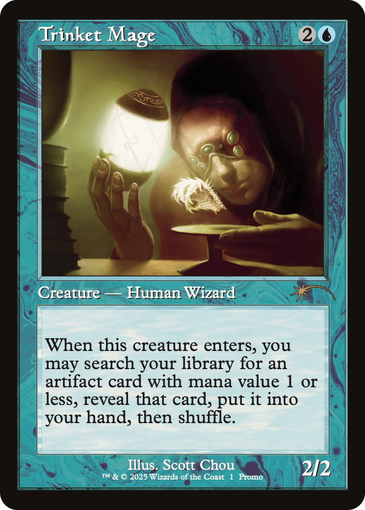 Mtg Trinket Mage Retro Promo Foil Blue MTG Magic the Gathering | eBay