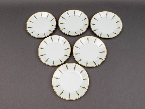 Philippe Deshoulieres Limoges Toscane Porcelain Bread & Butter Plate Set Of 6