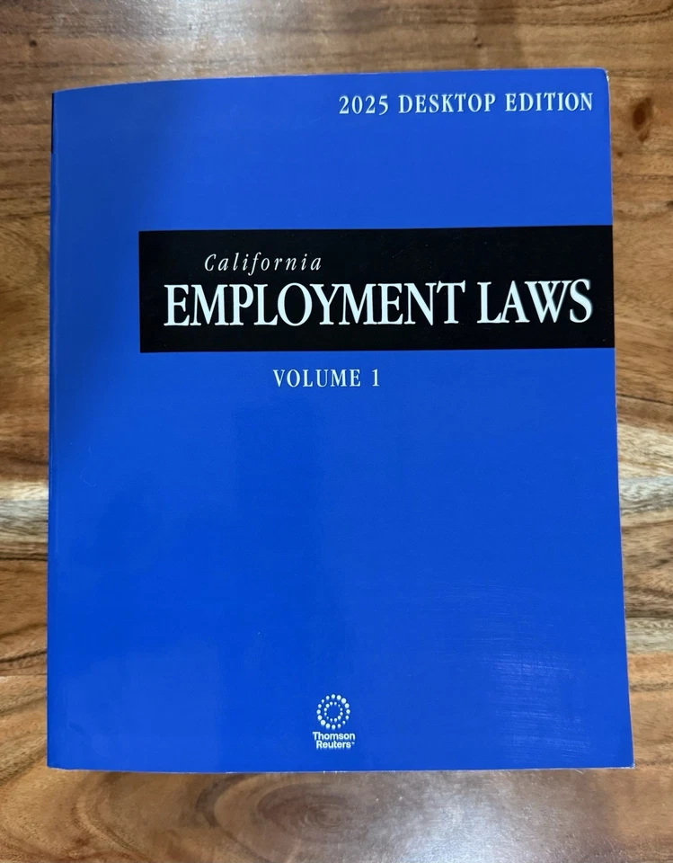 California Employment Laws  2025 ed. (California Desktop Codes) Vol I & II - Image 2 of 4