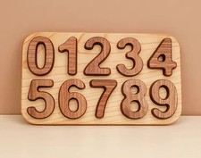 Wooden Number Puzzle for toddlers