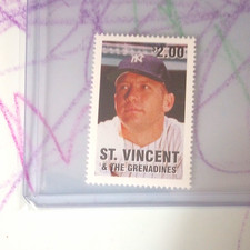 Mickey Mantle Stamp VERY RARE!! 1995 2$ issue!